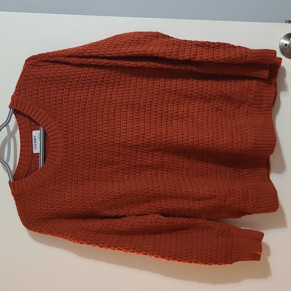 Old Navy Rust Knit Sweater